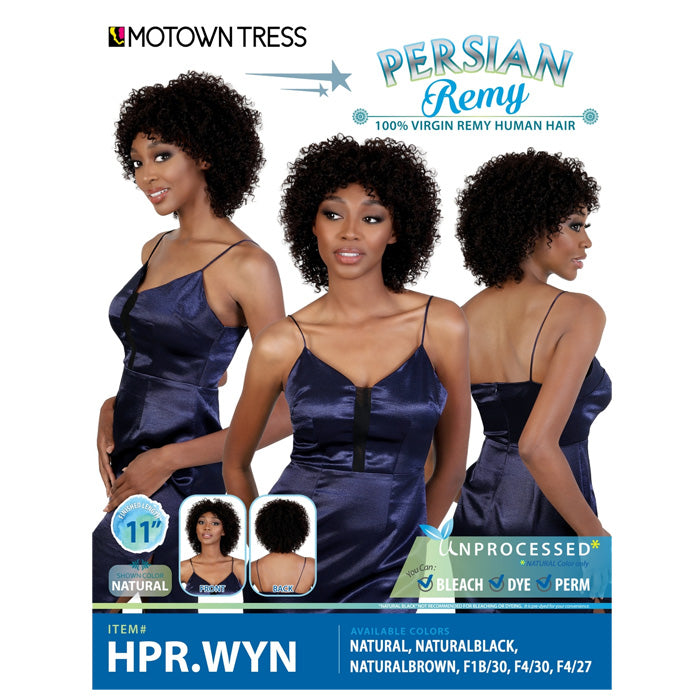 Motown Tress Persian Remy 100% Virgin Remy Human Hair Full Wig - HPR.WYN Motown Tress Persian Remy 100% Virgin Remy Human Hair Full Wig - HPR.WYN