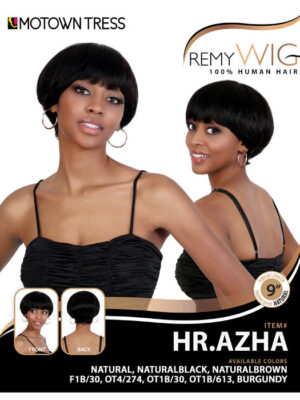 Motown Tress Remy Wig 100% Human Hair Full Wig - HR.AZHA