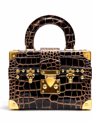 Heritage Croc Leather Mini Box Bag