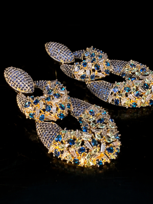 The Azure Dynasty Drop Earrings