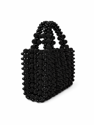 The Onyx Beaded Mini Tote