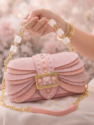 Pearl Embellished Mini Bag