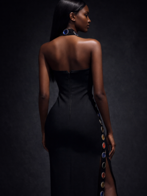 The Amara Jewel Column Dress