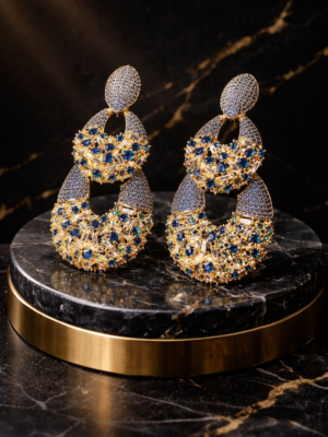 The Azure Dynasty Drop Earrings