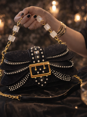 Pearl Embellished Mini Bag