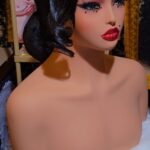 The Parisian Noir Low Bun Wig - Stunning Glueless Lace Front Updo Wig