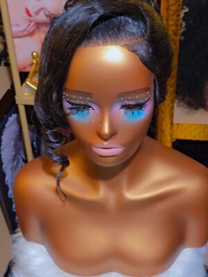 The Belle Royale Bridal Updo Ready-to-Wear Human Hair Wig HD Lace