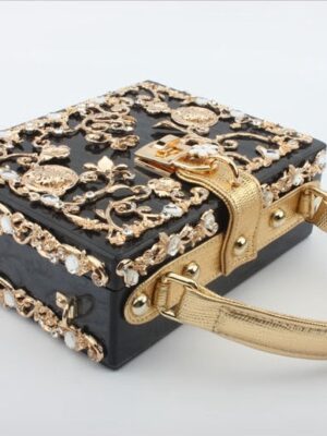 Royale Acrylic Jewel Box Bag