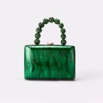 Acrylic Mini Box Clutch Structured Square Handbag