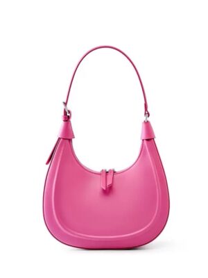 The Celeste Moon Leather Bag - Genuine Cowhide Leather Handbag