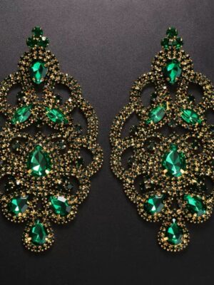 The Emerald Royale Chandelier Earrings