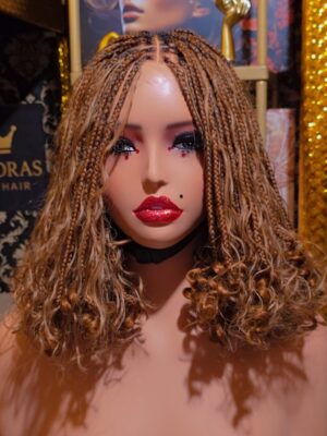 The Amara Chestnut Boho Bob Wig stunning 2026 elite brown human hair braided bob 2x6 HD lace glueless 12 inch