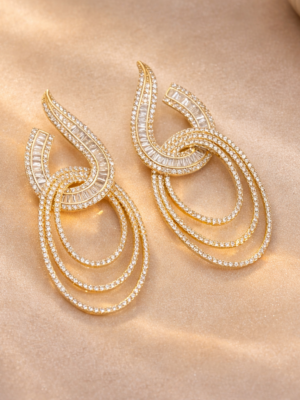 The Aurex Sculpted Loop Earrings