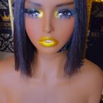 The Onyx Silk Petite Bob 8 inch Vietnamese Human Hair Wig 4x4 HD Lace