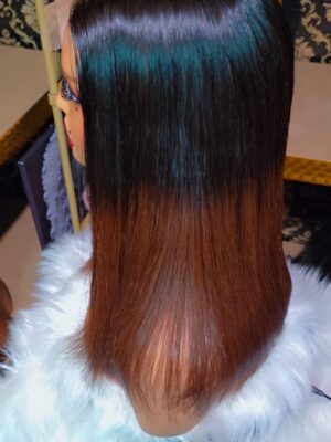 Il caschetto in seta Ombre Sienna