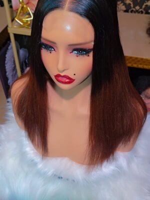 The Sienna Ombre Silk Bob 12 inch Vietnamese Hair