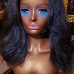 The DD Yaki Wavy Silk 14 inch Vietnamese Human Hair Wig with 5x5 HD Lace