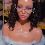 Vietnamese Burmese Curls Human Hair Wig 5x5 Swiss Lace in Piano Color