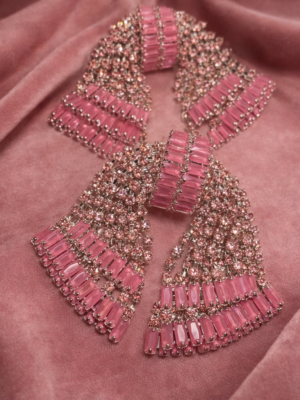 Celestia Bow Crystal Earrings