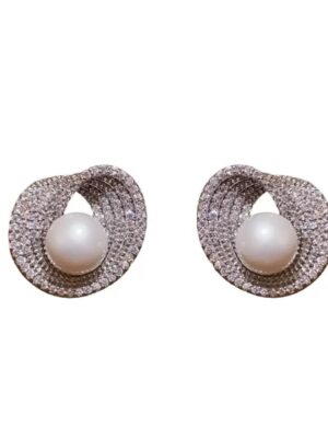 The Solenne Silver Geometry Studs