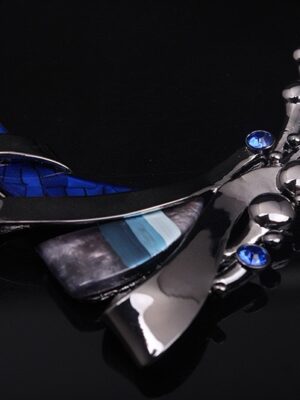 The Azmira Geometric Crystal Necklace