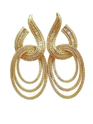 The Aurex Sculpted Loop Earrings