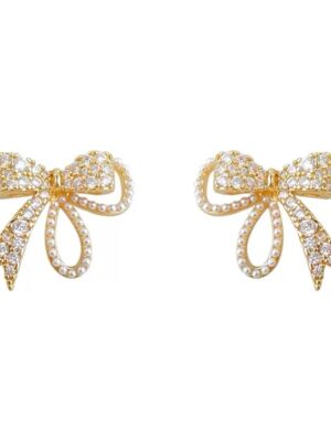 The Eloria Crystal Bow Studs