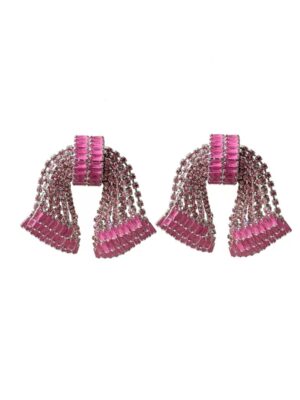 Celestia Bow Crystal Earrings