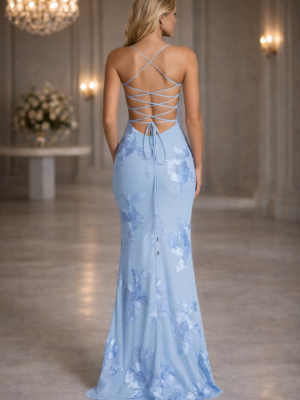 The Bluebell Embroidered Maxi Dress