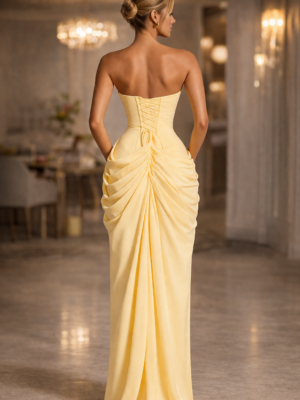 The Lumière Pleated Maxi Dress
